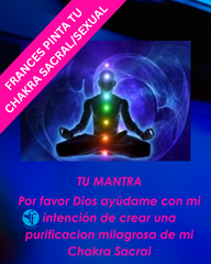 FRANCES PINTA TU CHAKRA SEXUAL 14 de Agosto 6:00 PM Hora New York $145